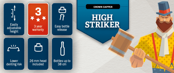 Brewferm High Striker kapselpåsætter - 26 mm