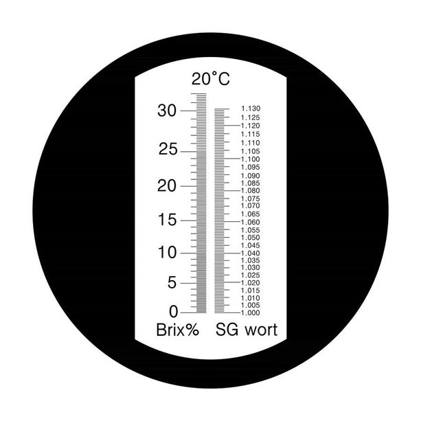  Refractometer 0-32% Brix + 1.000-1.130 specific gravity with ATC