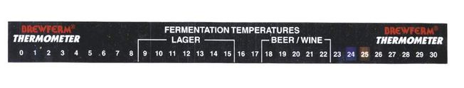 Thermometerstrip 0-32 grader