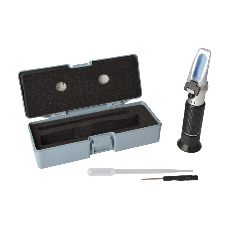  Refractometer 0-32% Brix + 1.000-1.130 specific gravity with ATC