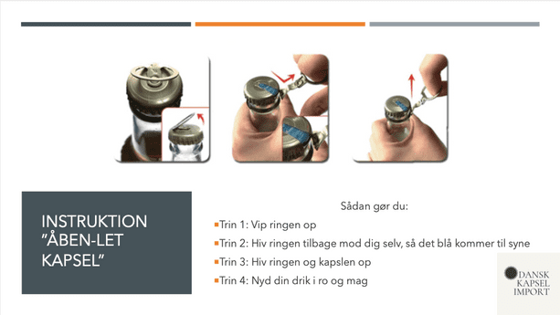 Åben-Let kapsler (100 stk).